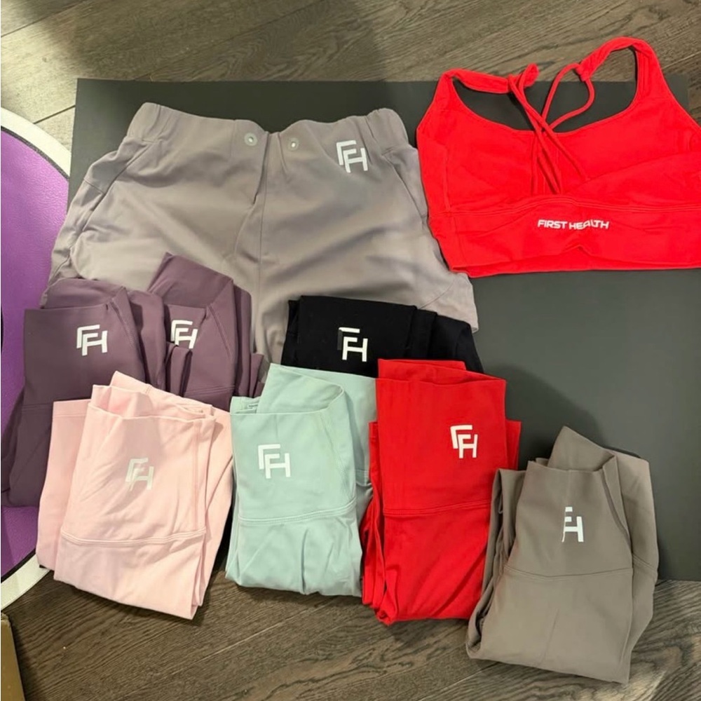 First Health Activewear Set with Sports Bra and Leggings